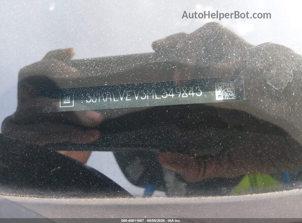 3GKALVEV3ML349843 2021 GMC TERRAIN White Vista del compartimento del motor