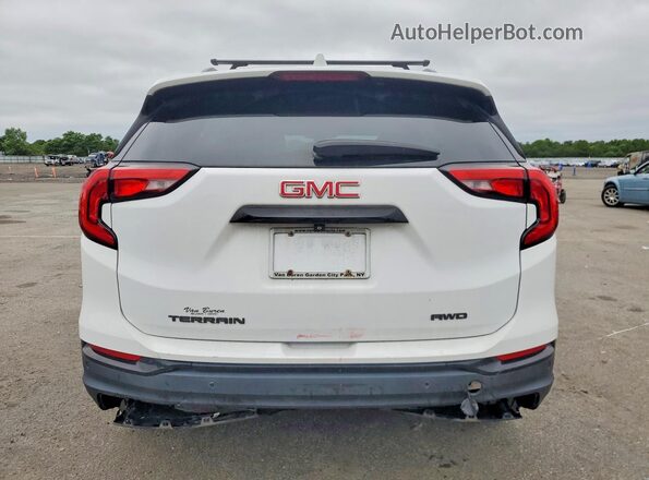 3GKALVEV3ML394703 2021 GMC TERRAIN White Widok z tyłu