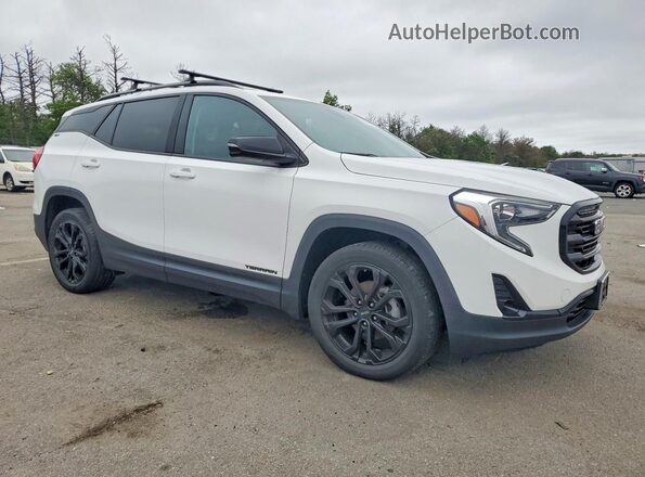 3GKALVEV3ML394703 2021 GMC TERRAIN White Przód prawy