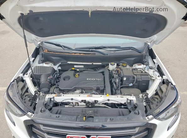 3GKALVEV3ML394703 2021 GMC TERRAIN White Widok komory silnika