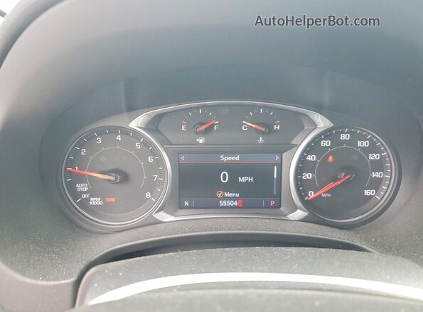 3GKALVEV3ML394703 2021 GMC TERRAIN White Widok zestawu wskaźników