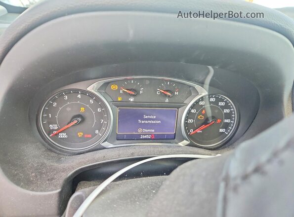 3GKALVEV3NL110746 2022 GMC TERRAIN White Instrument cluster view