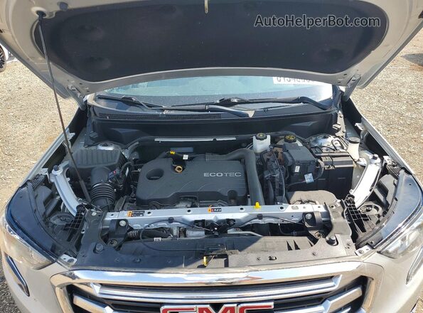3GKALVEV4ML313319 2021 GMC TERRAIN Silver Widok komory silnika
