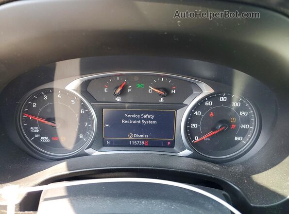 3GKALVEV4ML313319 2021 GMC TERRAIN Silver Widok zestawu wskaźników