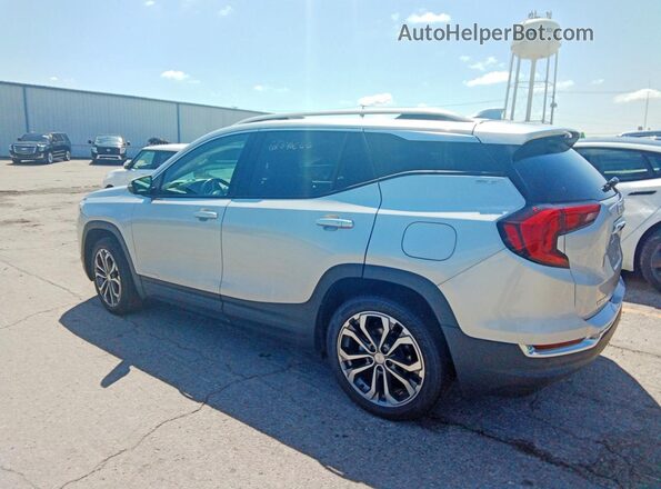 3GKALVEV4ML313319 2021 GMC TERRAIN Silver Tył lewy