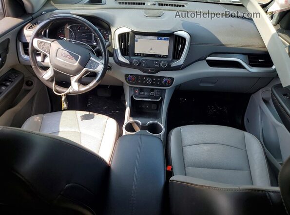3GKALVEV4ML313319 2021 GMC TERRAIN Silver Widok deski rozdzielczej