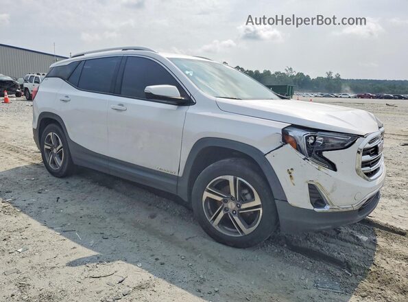 3GKALVEV4ML370801 2021 GMC TERRAIN Белый Передняя правая четверть