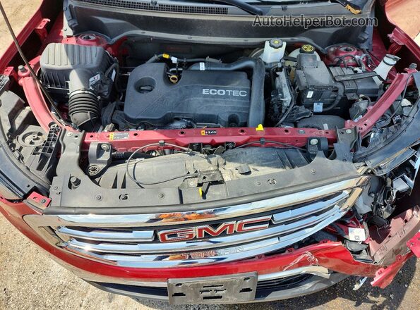 3GKALVEV5LL117677 2020 GMC TERRAIN Red Vista del compartimento del motor