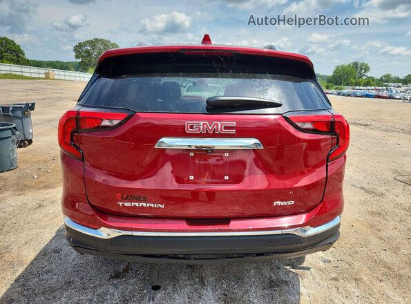 3GKALVEV5LL117677 2020 GMC TERRAIN Red Vista trasera