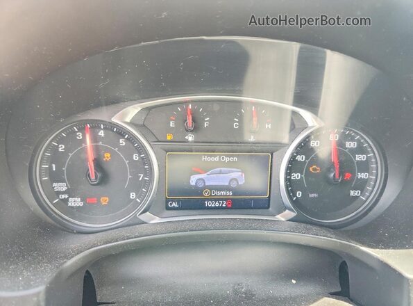 3GKALVEV5LL117677 2020 GMC TERRAIN Red Vista del cuadro de instrumentos