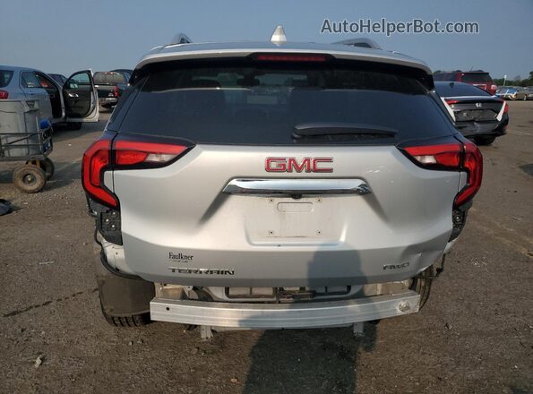 3GKALVEV5LL307494 2020 GMC TERRAIN Silver Widok z tyłu