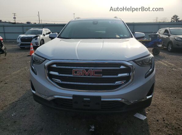 3GKALVEV5LL307494 2020 GMC TERRAIN Silver Widok z przodu