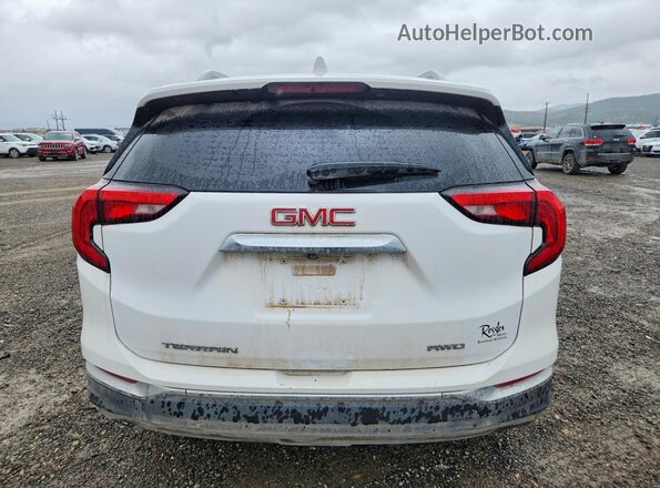 3GKALVEV5ML318562 2021 GMC TERRAIN Белый Вид сзади