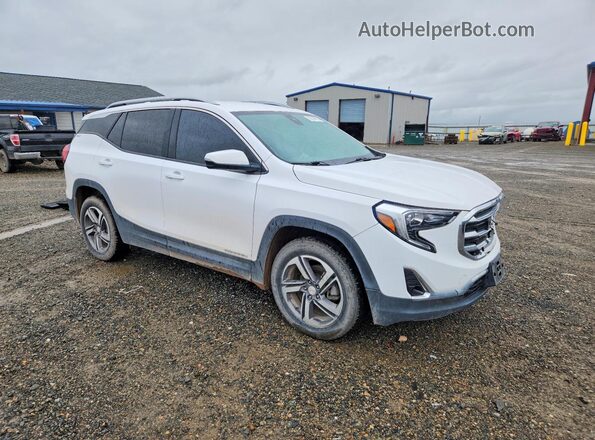 3GKALVEV5ML318562 2021 GMC TERRAIN Белый Передняя правая четверть