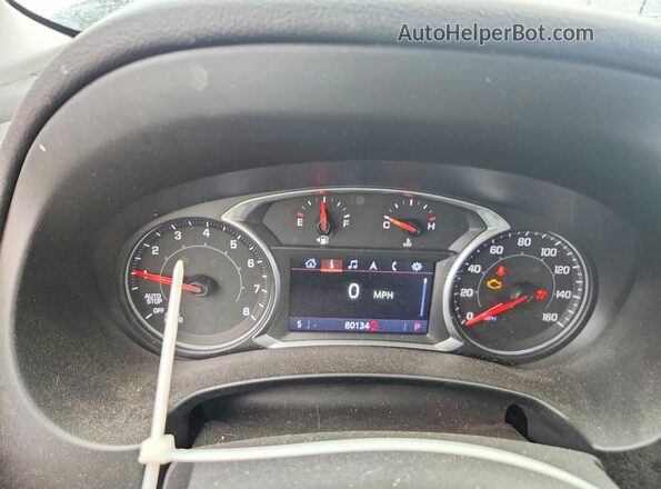 3GKALVEV5ML318562 2021 GMC TERRAIN Белый Вид щитка приборов