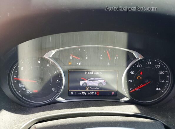 3GKALVEV5NL118072 2022 GMC TERRAIN Black Instrument cluster view