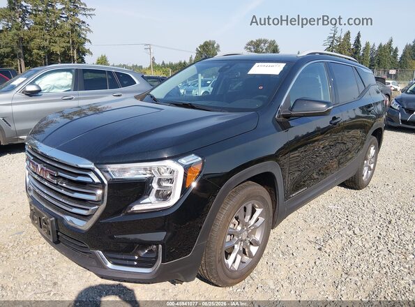 3GKALVEV5NL162444 2022 GMC TERRAIN Black წინა მარცხენა ხედი სამი მეოთხედიდან