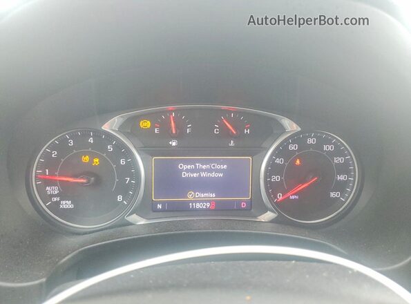 3GKALVEV6LL107692 2020 GMC TERRAIN Gray Instrument cluster view