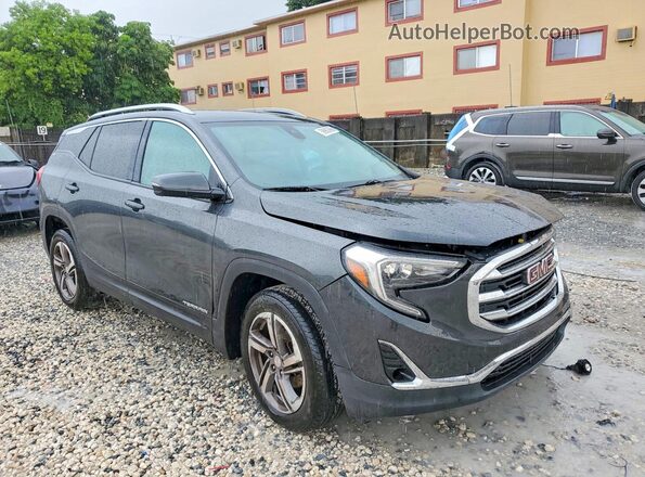 3GKALVEV6LL107692 2020 GMC TERRAIN Gray Front right