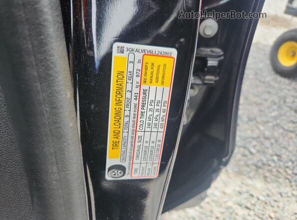 3GKALVEV6LL242803 2020 GMC TERRAIN Черный Вид наклейки с VIN-кодом