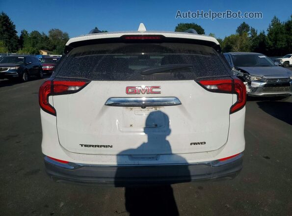 3GKALVEV6LL277518 2020 GMC TERRAIN Белый Вид сзади