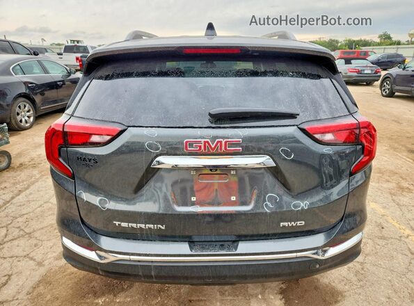 3GKALVEV6ML344586 2021 GMC TERRAIN Gray Rear view