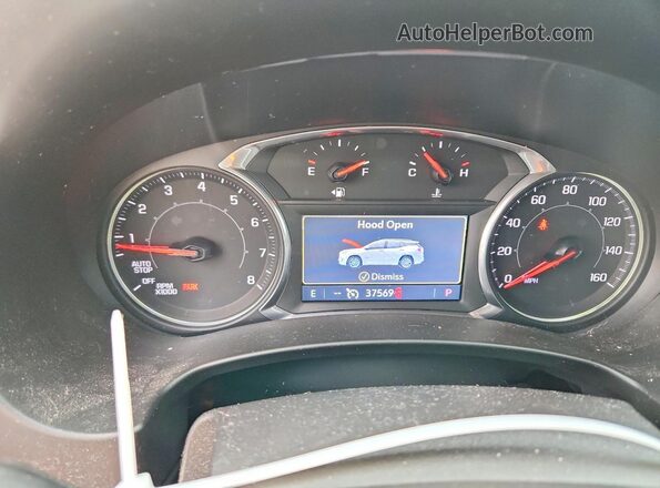 3GKALVEV6ML344586 2021 GMC TERRAIN Gray Instrument cluster view
