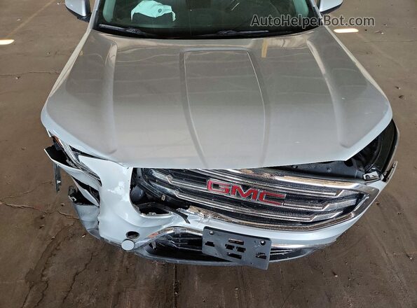 3GKALVEV6ML366815 2021 GMC TERRAIN Silver Rear interior view