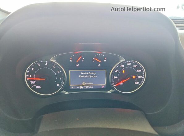 3GKALVEV6ML366815 2021 GMC TERRAIN Silver Instrument cluster view