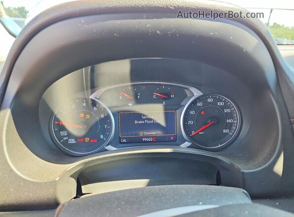 3GKALVEV6ML391245 2021 GMC TERRAIN White Vista del cuadro de instrumentos