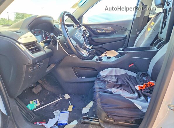 3GKALVEV6ML391245 2021 GMC TERRAIN White Vista interior delantera