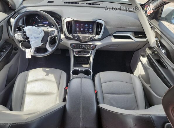 3GKALVEV7NL193503 2022 GMC TERRAIN Серебряный Вид панели приборов