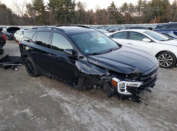 3GKALVEV7NL295447 2022 GMC TERRAIN Black Передня права чверть