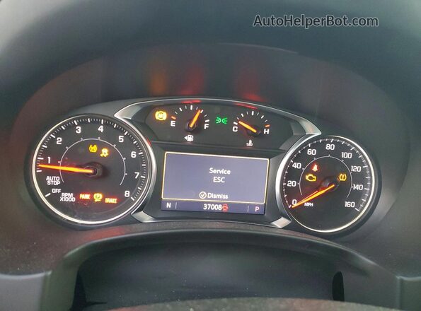 3GKALVEV7NL295447 2022 GMC TERRAIN Black Вид щитка приладів