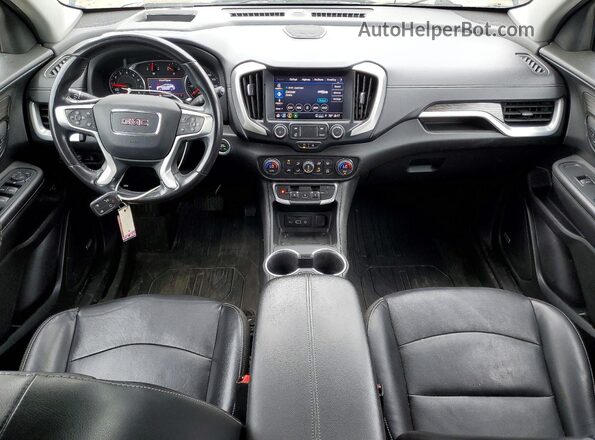 3GKALVEV8NL126604 2022 GMC TERRAIN Blue Widok deski rozdzielczej