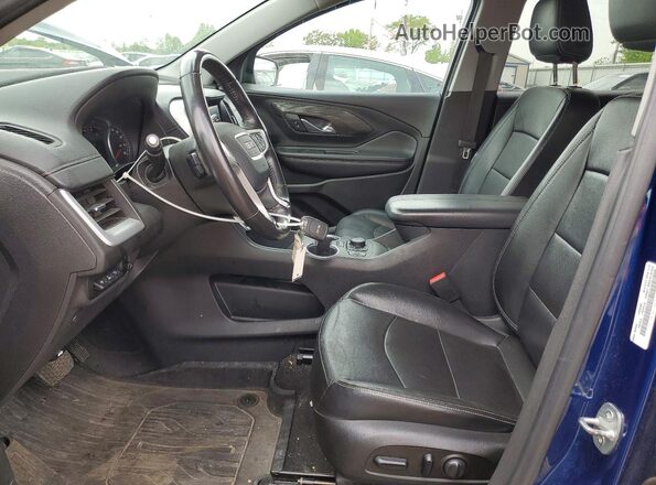 3GKALVEV8NL126604 2022 GMC TERRAIN Blue Widok wnętrza z przodu