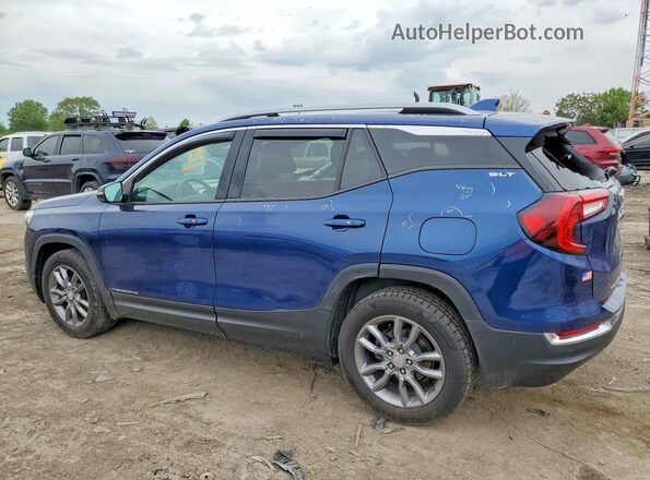 3GKALVEV8NL126604 2022 GMC TERRAIN Blue Tył lewy