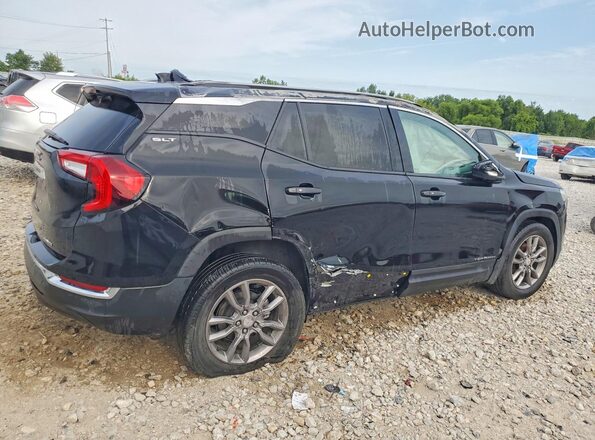 3GKALVEV8NL214505 2022 GMC TERRAIN Black Trasero derecho