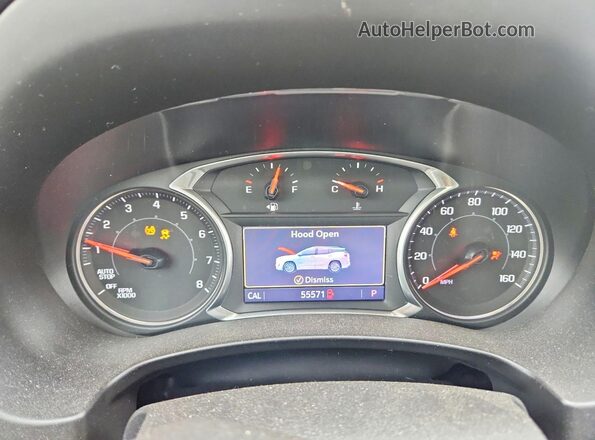 3GKALVEV9LL217619 2020 GMC TERRAIN Black Вид щитка приладів