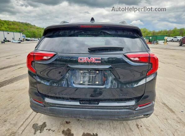 3GKALVEV9LL217619 2020 GMC TERRAIN Black Вид ззаду