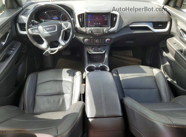 3GKALVEV9ML381132 2021 GMC TERRAIN White Vista del salpicadero