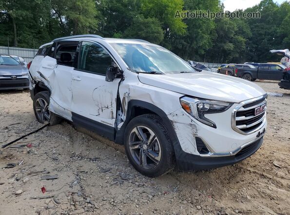 3GKALVEV9ML381132 2021 GMC TERRAIN White Delantero derecho