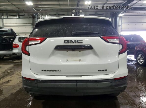 3GKALVEV9NL281310 2022 GMC TERRAIN White უკანა ხედი