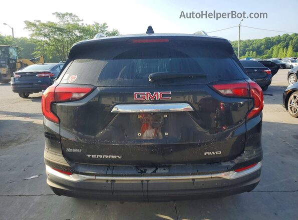 3GKALVEVXKL292666 2019 GMC TERRAIN Black Rear view