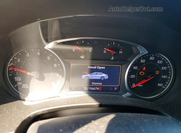 3GKALVEVXKL346547 2019 GMC TERRAIN Black Instrument cluster view