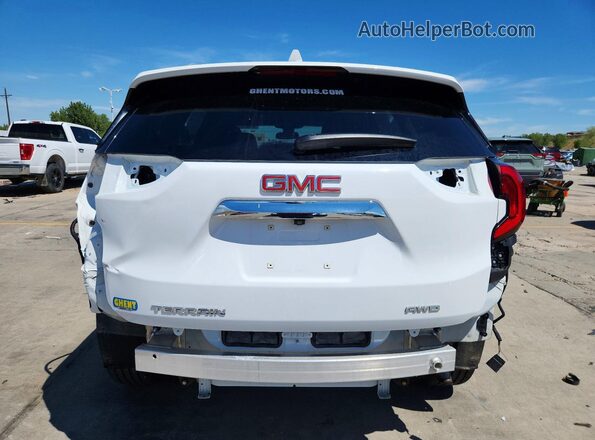 3GKALVEVXLL246658 2020 GMC TERRAIN White Հետևի տեսք