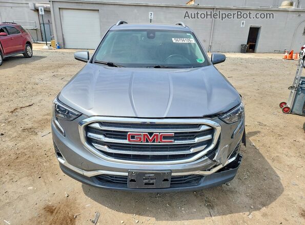 3GKALVEVXML334949 2021 GMC TERRAIN Серый Вид спереди