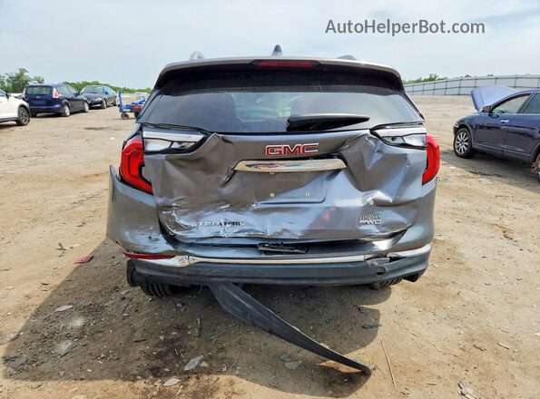3GKALVEVXML334949 2021 GMC TERRAIN Серый Вид сзади