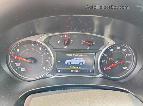 3GKALVEVXML334949 2021 GMC TERRAIN Серый Вид щитка приборов