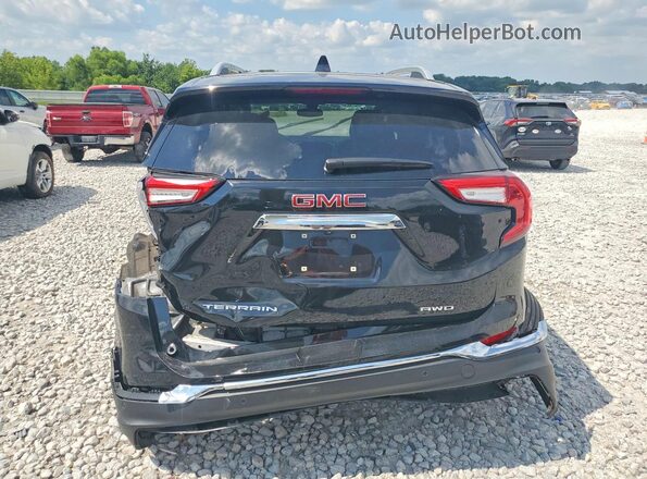 3GKALVEVXNL170376 2022 GMC TERRAIN Black Widok z tyłu